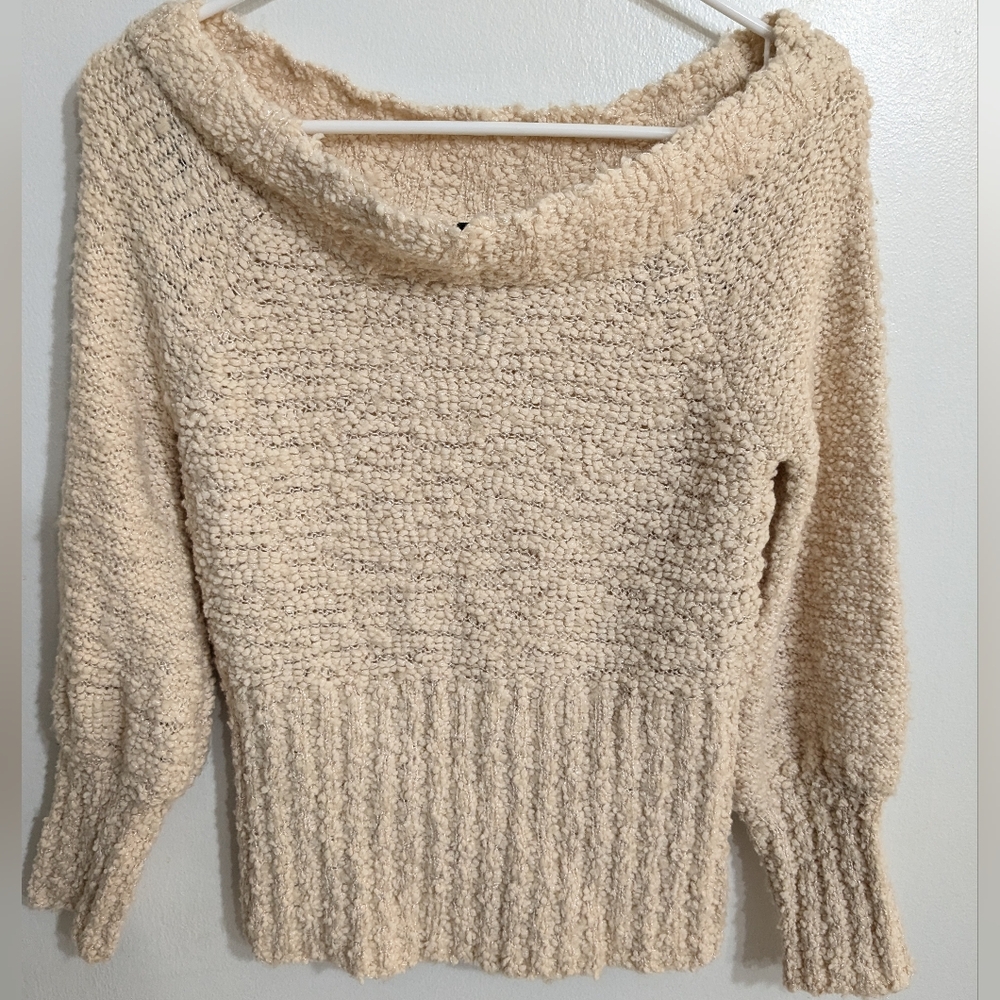 Bebe Knit Wool Sweater Top, S